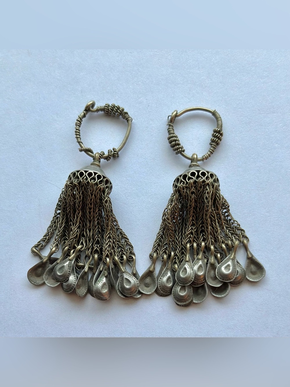 Vintage Afghan Ethnic Kuchi Tribal Earrings